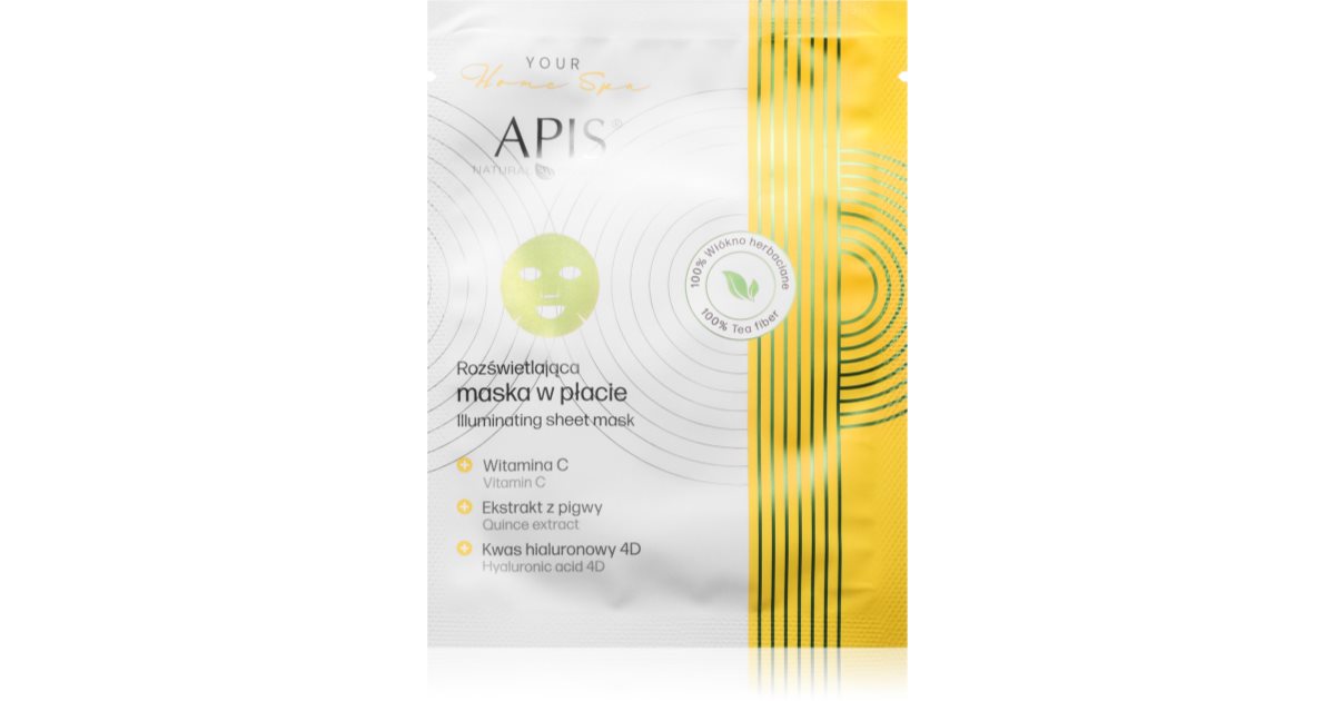Apis Natural Cosmetics Home Spa rozjasňující maska na obličej | notino.cz