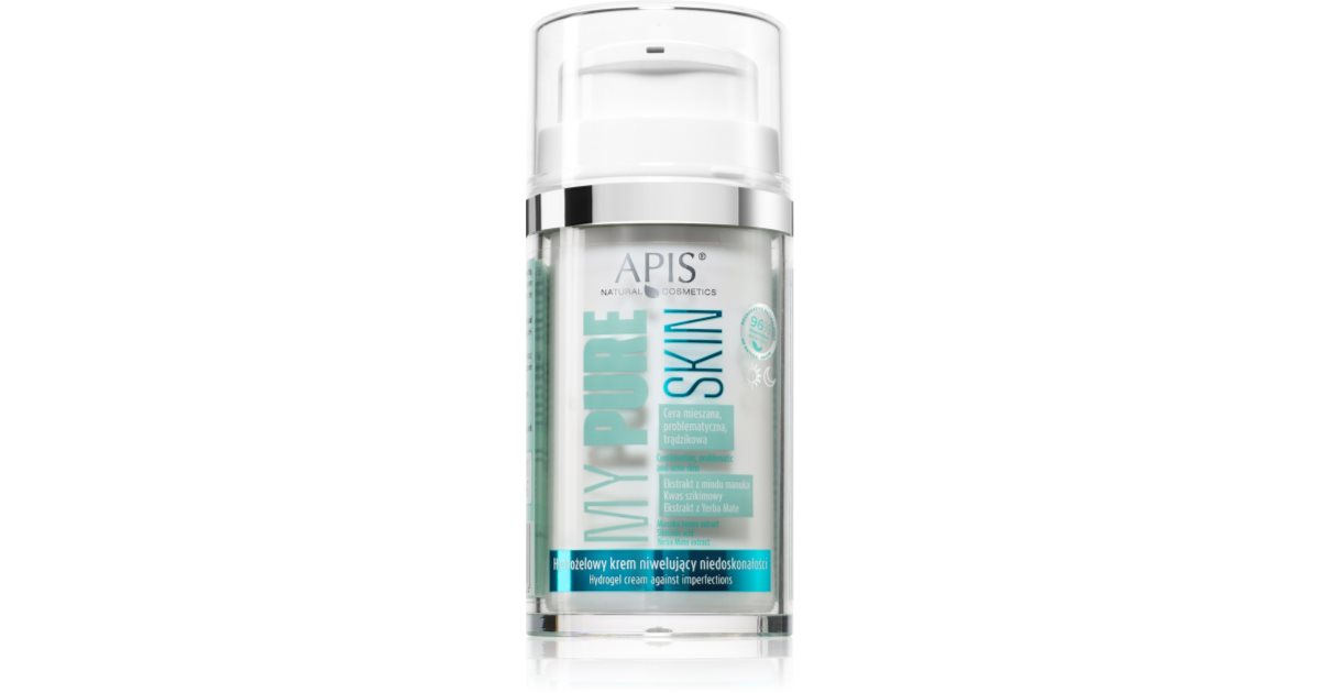 Apis Natural Cosmetics My Pure Skin creme leve contra imperfeições de ...