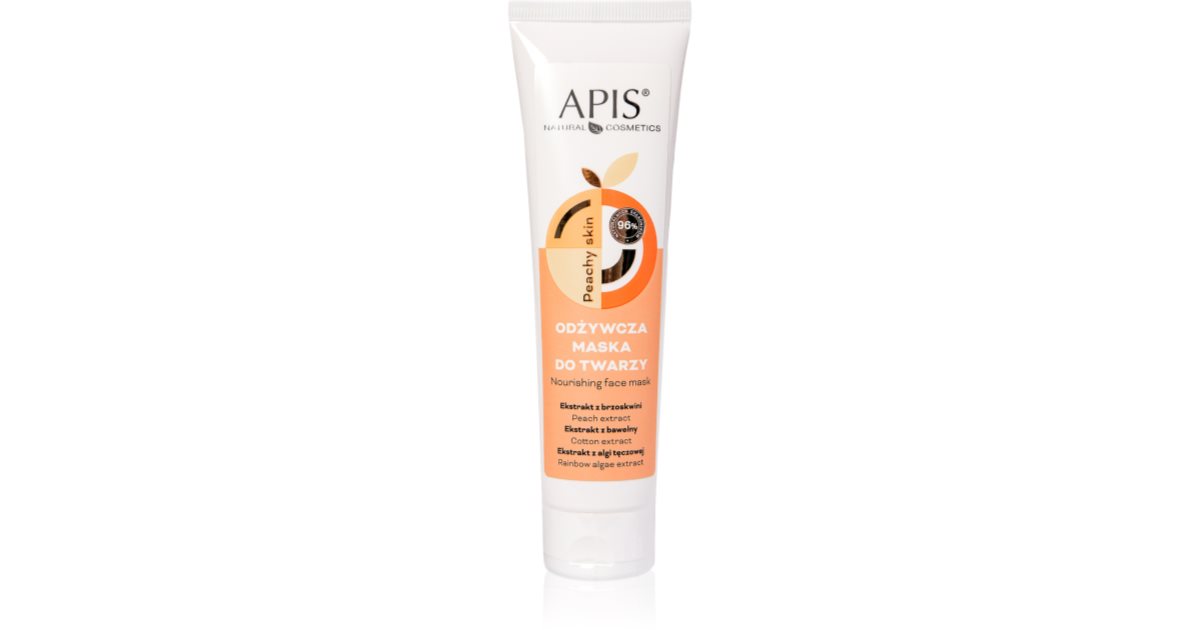 Apis Natural Cosmetics Peachy Skin maschera viso effetto nutriente ...