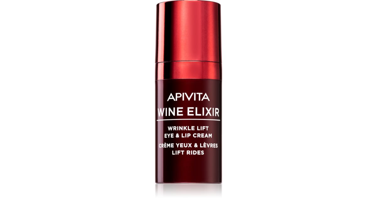 Apivita Wine Elixir Santorini Vine AntiWrinkle Cream for Eye and Lip