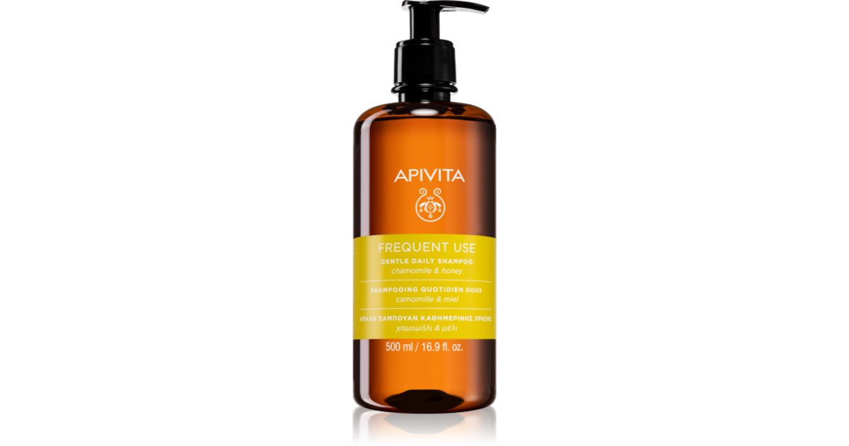 Apivita Sanftes Täglich Shampoo Mit Kamille & Honig – Schonende Reinigung Für Alle Haartypen, 250 Ml