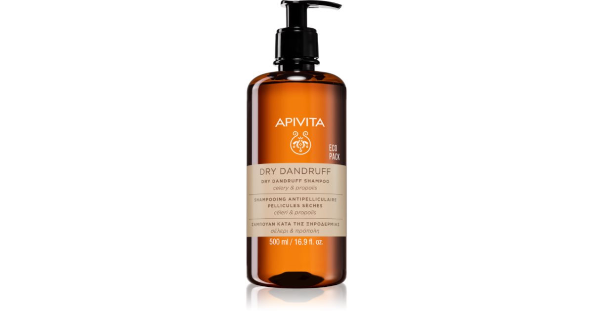 Apivita Dry Dandruff Shampoo antidandruff shampoo for dry skin