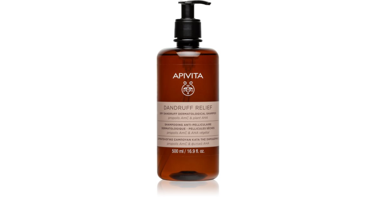 Apivita Dandruff Relief Dry Dandruff Dermatological Shampoo anti ...