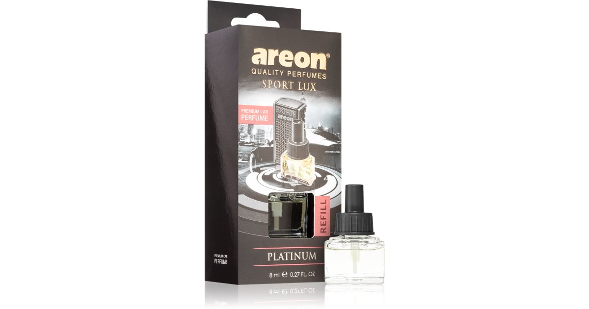 Areon Luxury Car Perfume Long Lasting Platinum - Désodorisant pour voiture