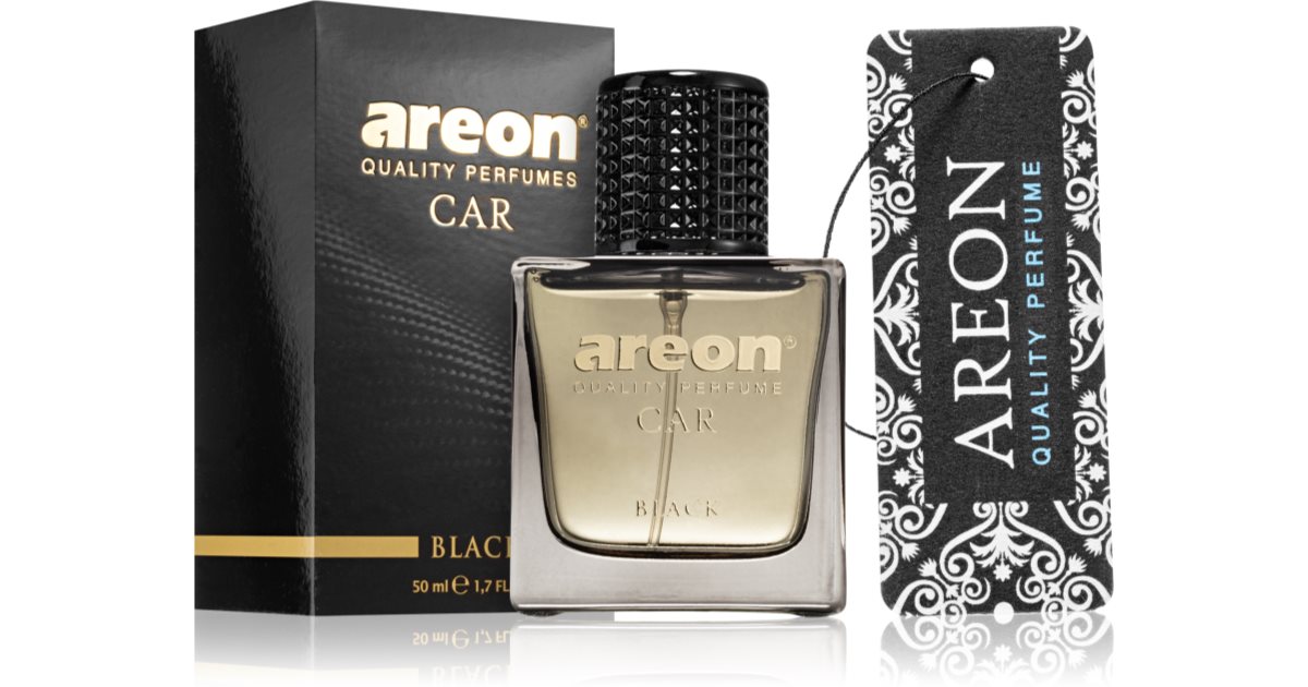 Areon Car Perfume Black - Ambientador de coche