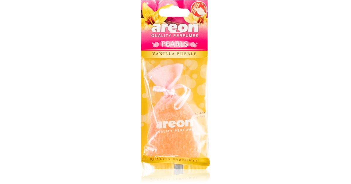 Areon X Version Deodoranti per auto con cristalli neri, set da 3 pezzi