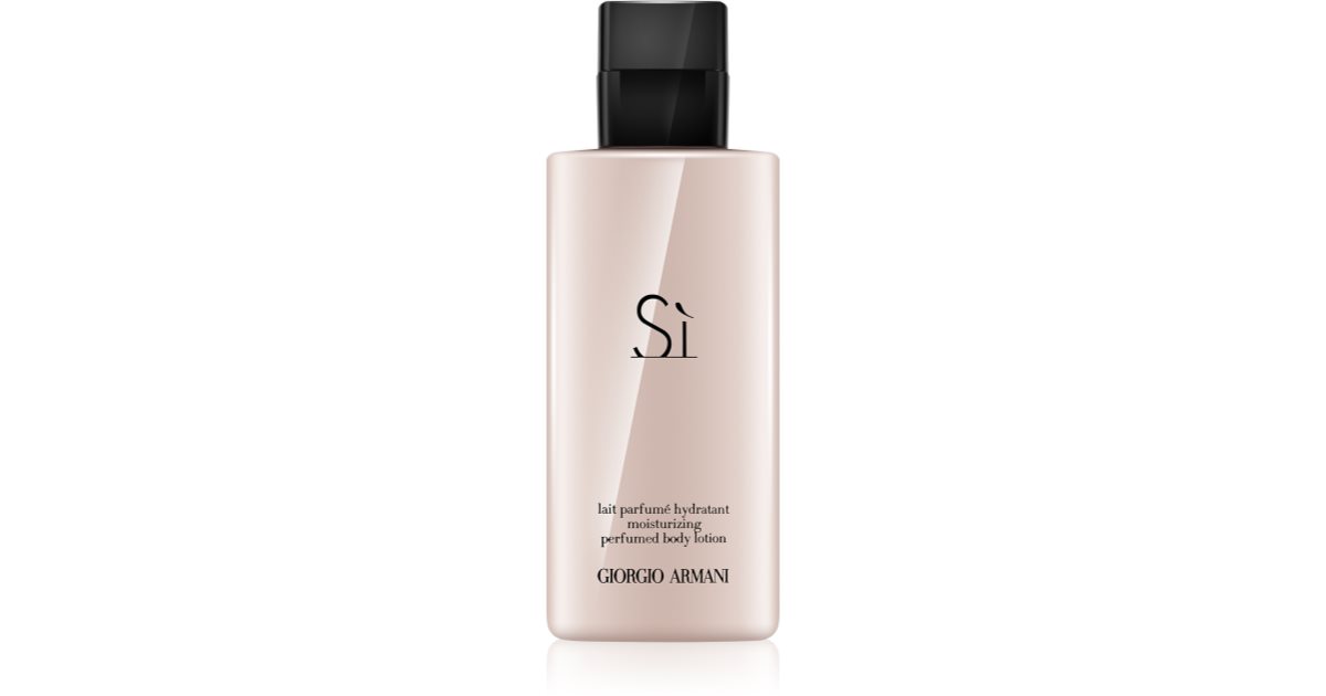 Armani S body lotion for women notino