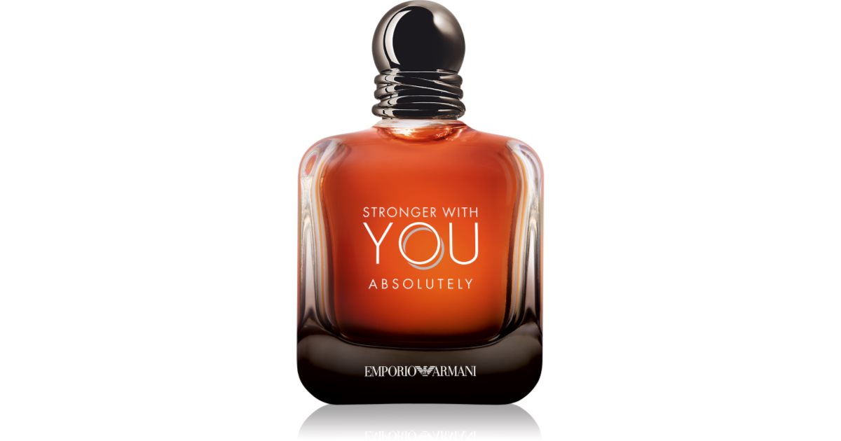 STRONGER WITH YOU ABSOLUTELY、 100mlの男性用 Armani Emporio Stronger With You Absolutely Woda Perfumowana