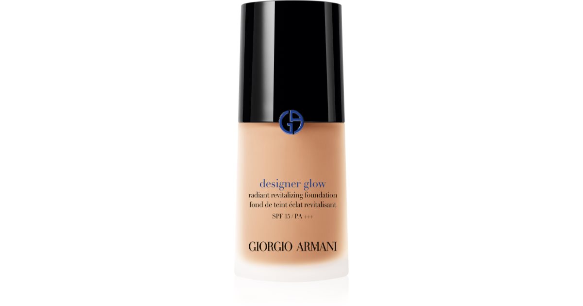 Armani Designer Glow Foundation rejuvenating and illuminating
