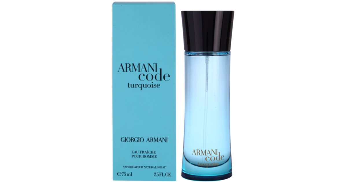 Armani Code Turquoise Eau de Toilette fur Herren 75 ml Notino