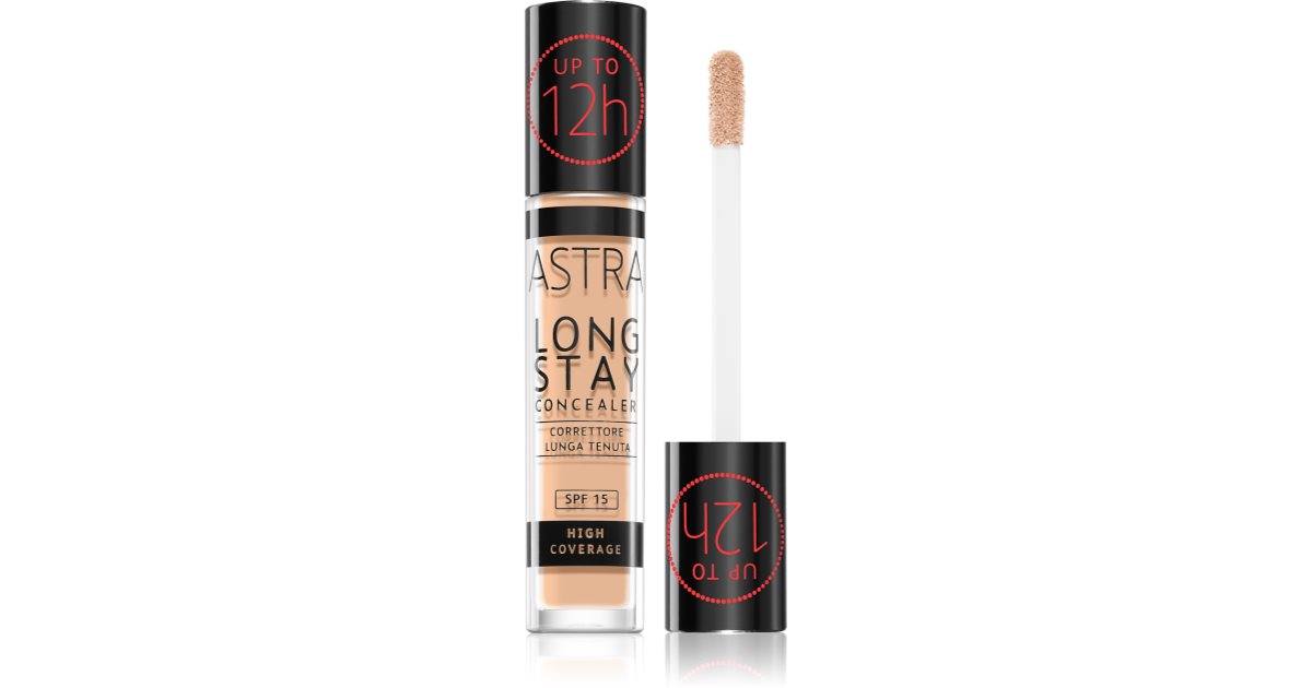 Astra Long Stay Concealer – Langanhaltende Abdeckung, Farbe 04 W Sand, 1 Stück