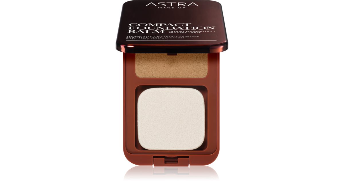 Astra Compact Foundation Balm In 04 Medium – Feuchtigkeitsspendende Foundation, Leicht Aufzutragen, Für Natürlichen Look