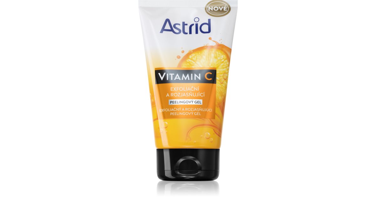 Astrid Vitamin C exfoliating gel with a brightening effect notino.co.uk