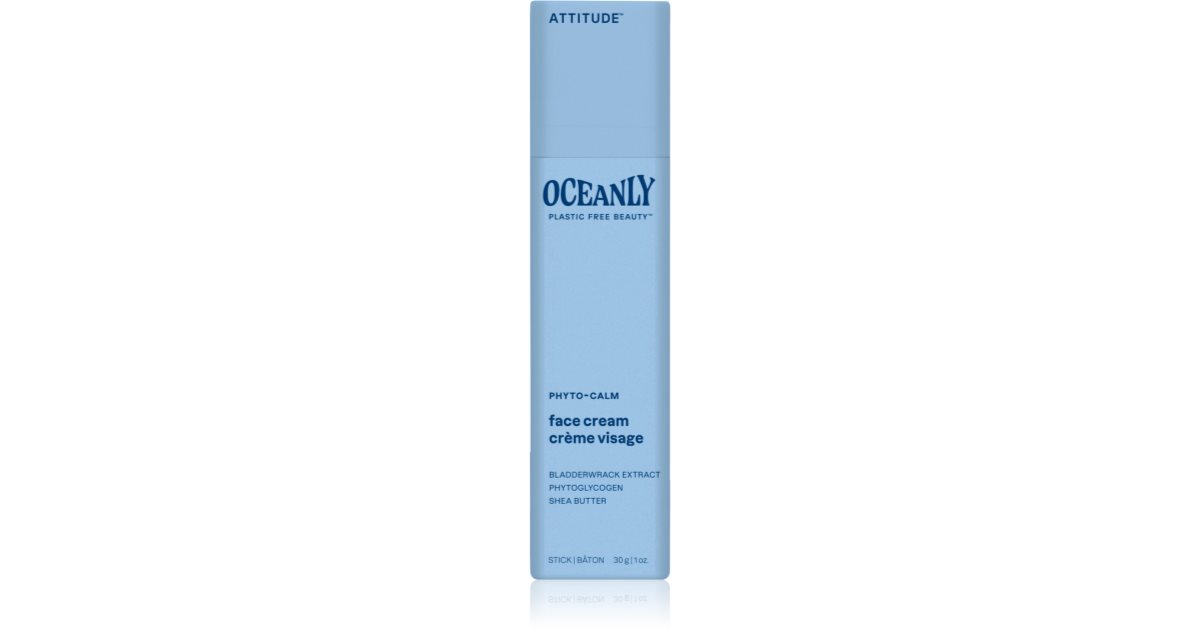 Attitude Oceanly Face Cream solid soothing cream for sensitive skin ...