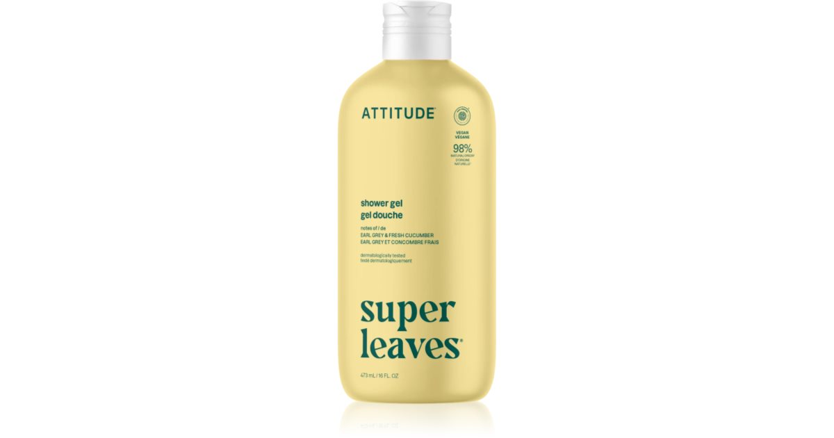 Attitude Super Leaves Earl Grey Fresh Cucumber el Pod Prysznic Attitude Super Leaves Earl Grey Fresh Cucumber el Pod Prysznic