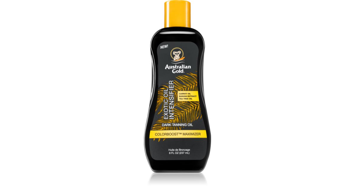 Australian Gold Exotic Intensifier óleo nutritivo para um bronzeado