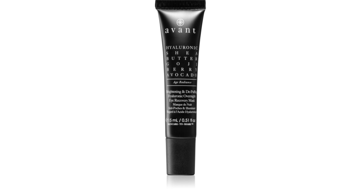 Avant Age Radiance Brightening & DePuffing Hyaluronic Overnight Eye