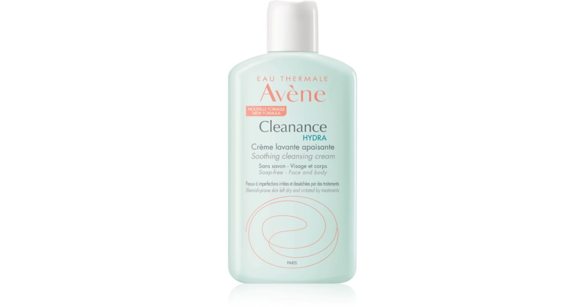 Avène Cleanance Hydra Soothing Cleansing Cream for skin left dry and ...