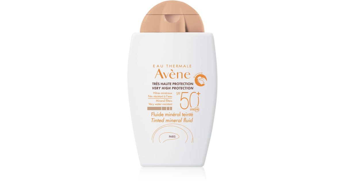 Avène Sun Minéral Tinted Mineral Sunscreen Fluid without Chemical