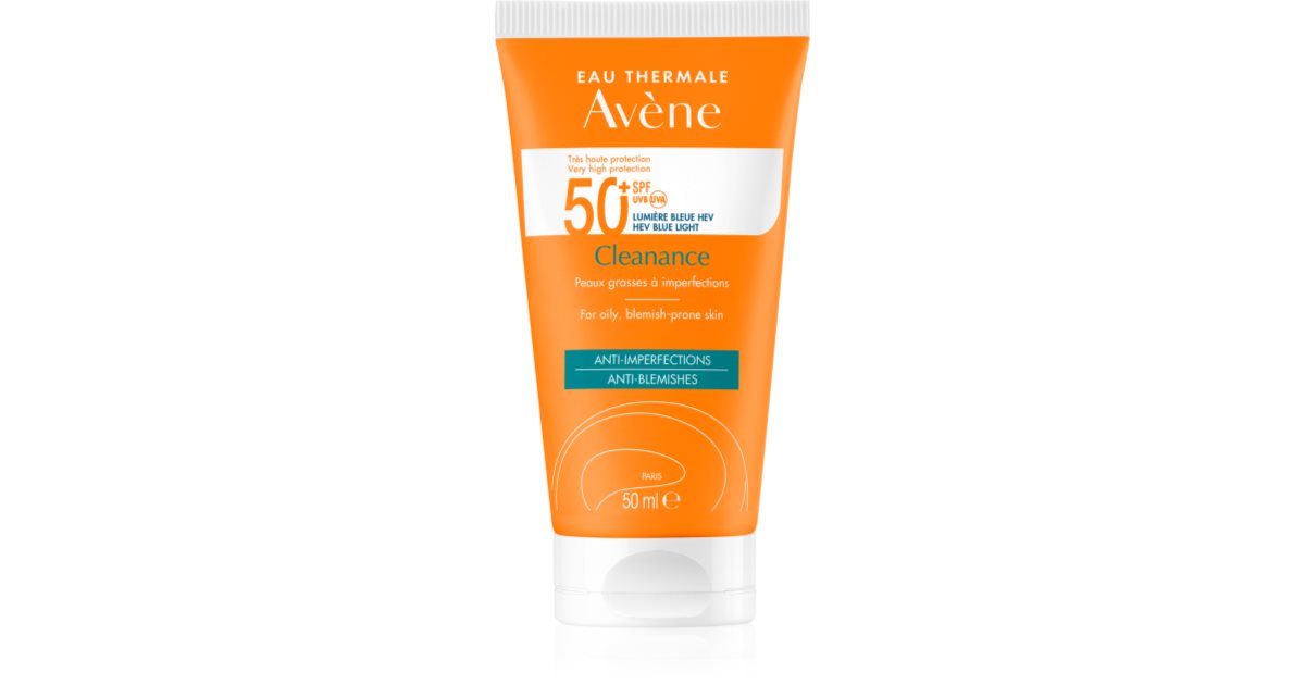 Av ne Cleanance Solaire Prote o Solar Para Pele Acneica SPF 50 