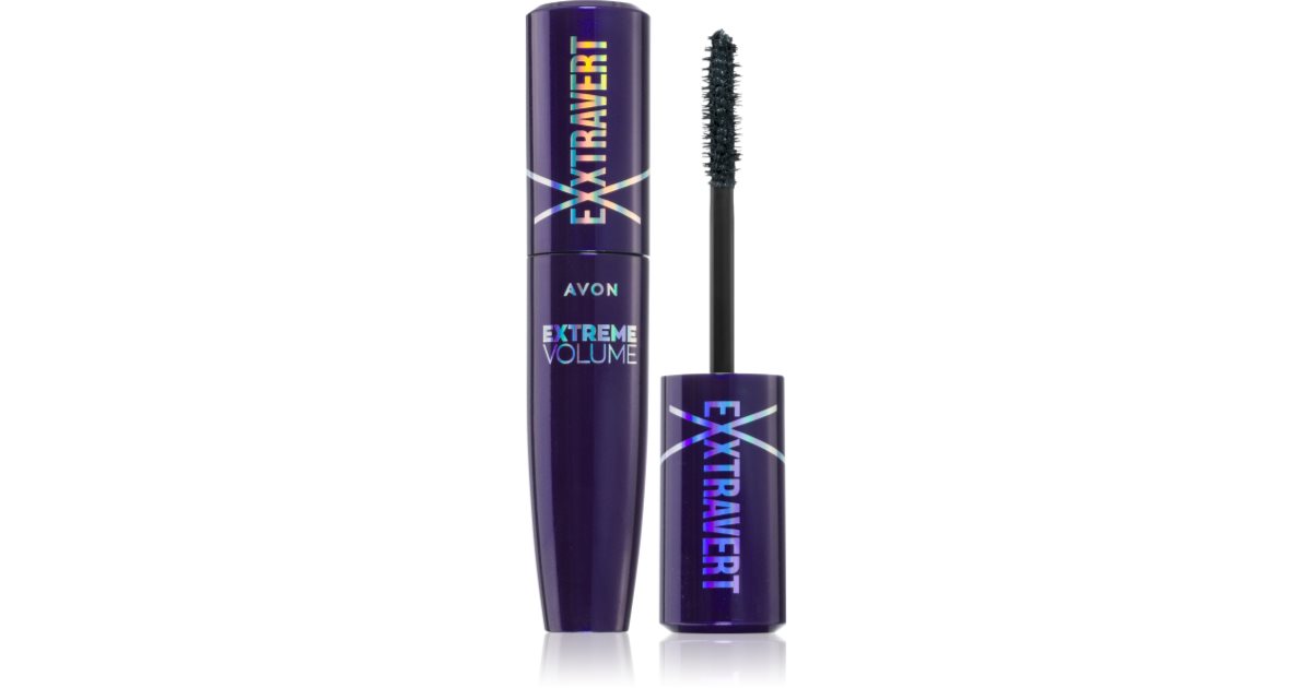 Mascara AVON Extravert Volume Extrême – Noir, 9.5 Ml – Allongeant Et Volumisant – Neuf