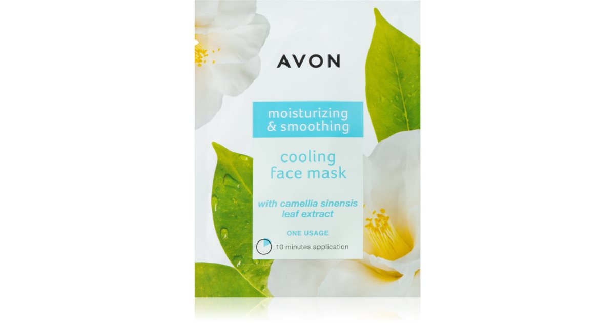 Avon Face Mask Cooling máscara facial de hidratação intensiva com chá
