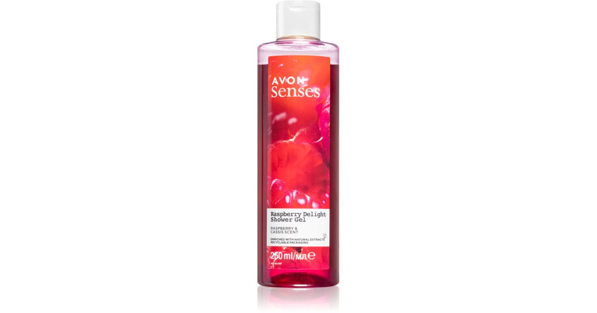 Avon Senses Raspberry Delight Caring Shower Gel