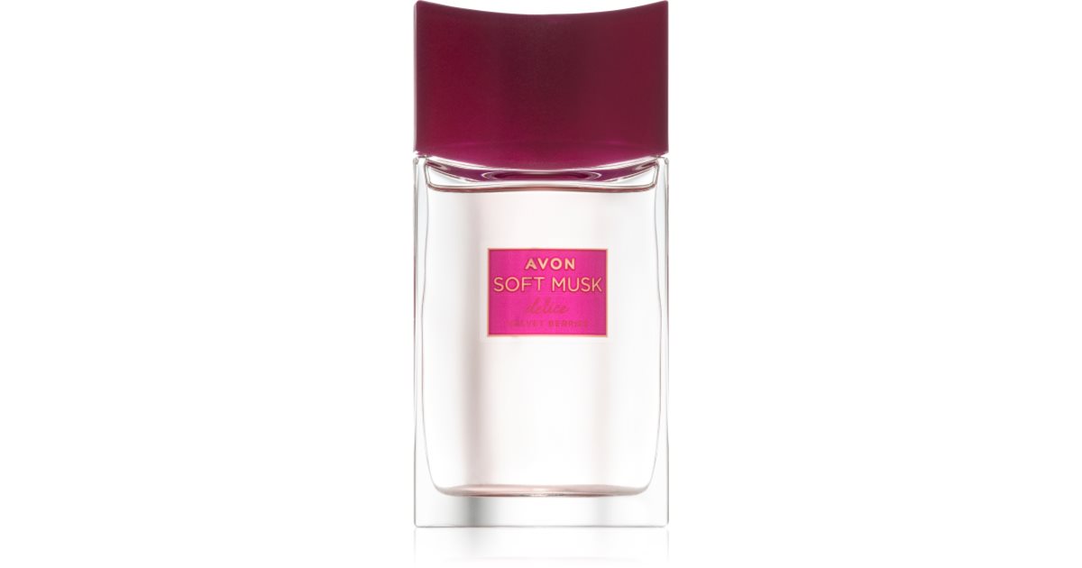 Eau De Toilette Avon Soft Musk Velvet Berries 50ml - Fruits Rouges & Santal, Pologne
