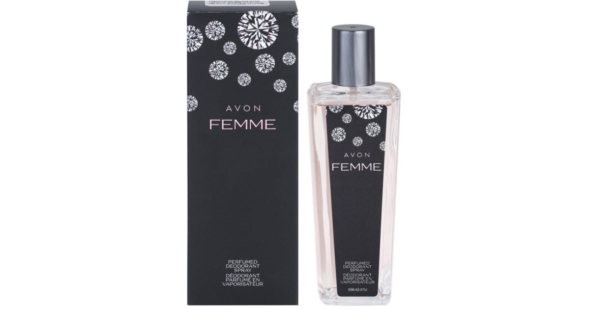 Déodorant Parfumé Spray Avon Femme 75 Ml - Brume Fraîche Pamplemousse Rose & Gardénia