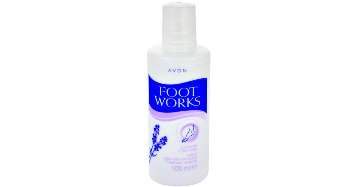Avon Foot Works Lavender koupel na nohy notino.cz