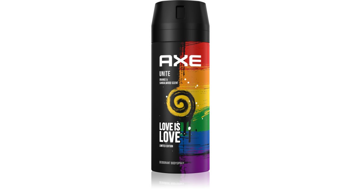 Axe Love is Love Unite Limited Edition desodorante y spray corporal notino.es