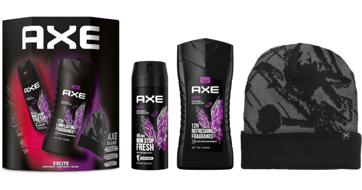 Axe Excite Gift Set (for body and hair) for men | notino.ie