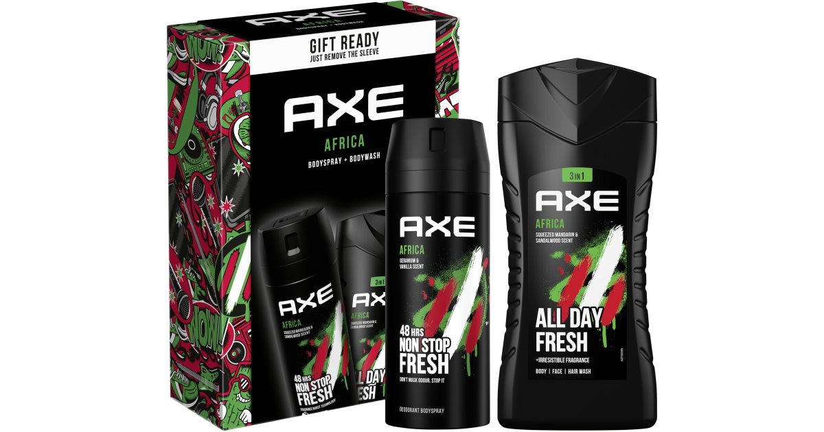 Axe Africa gift set for the body for men