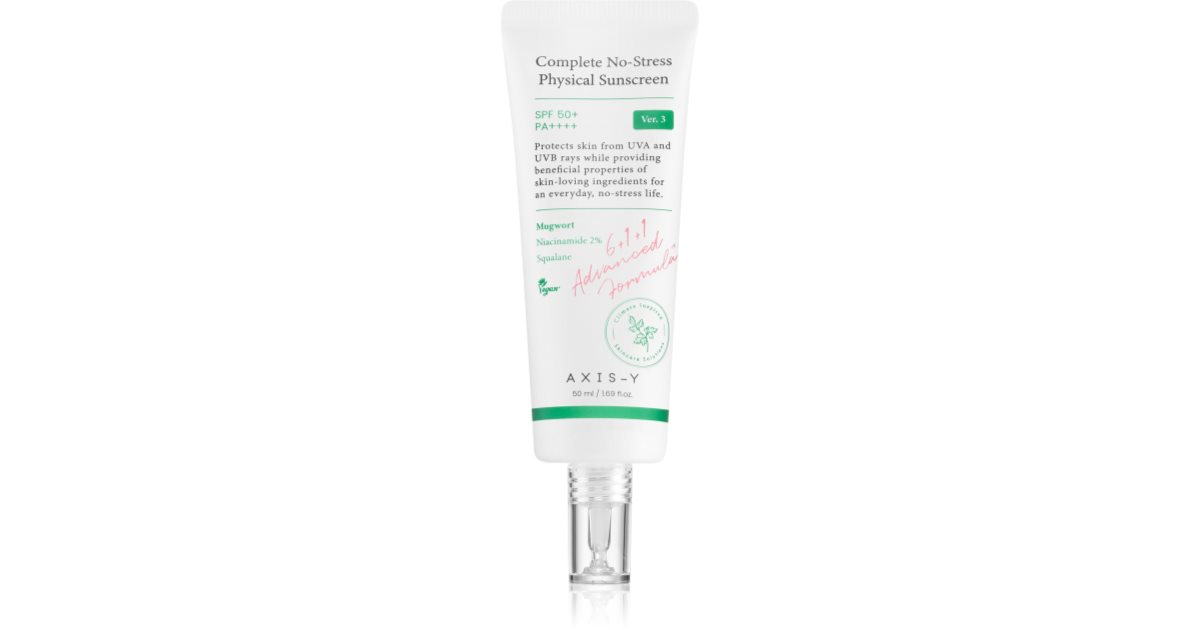 AXIS-Y 6+1+1 Advanced Formula Complete No-Stress Physical Sunscreen ...