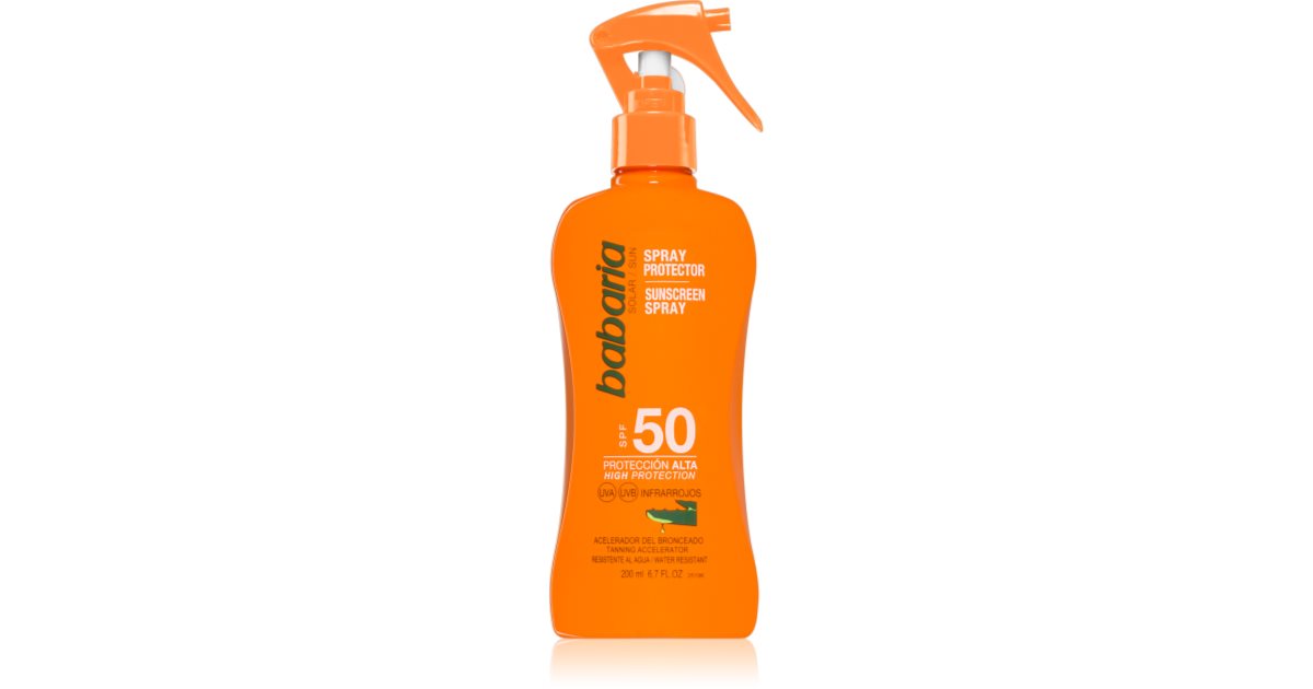Babaria Sun Protective Solspray SPF 50 | notino.dk