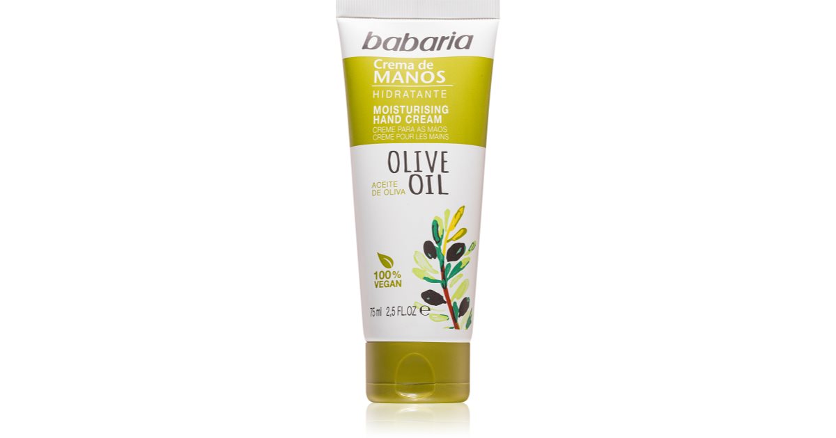 Babaria Olive hand cream with olive oil Review notino.co.uk