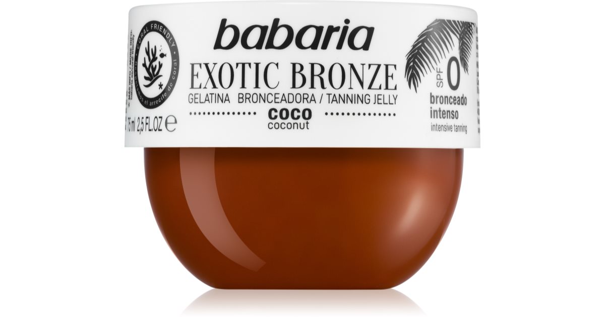 Babaria Tanning Jelly Exotic Bronze body gel to accelerate tanning