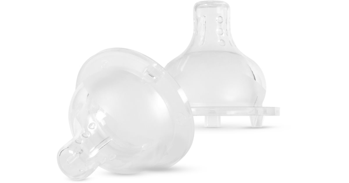 2 tettarelle nuk first choice in silicone 0-6 mesi / 6-18 m flusso