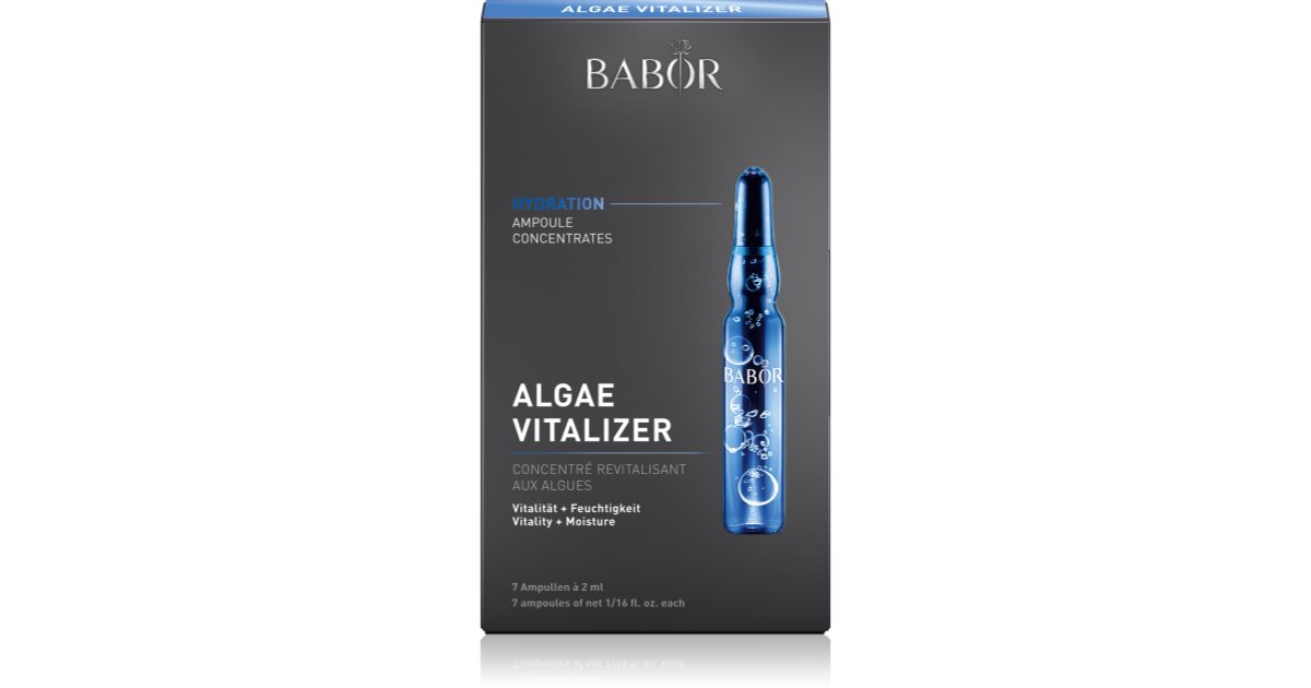 BABOR Ampoule Concentrates Algae Vitalizer serum facial revitalizante