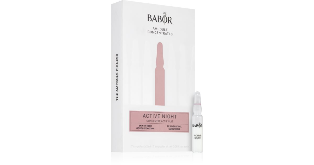 BABOR Ampoule Active Night ampułki regenerujące skórę