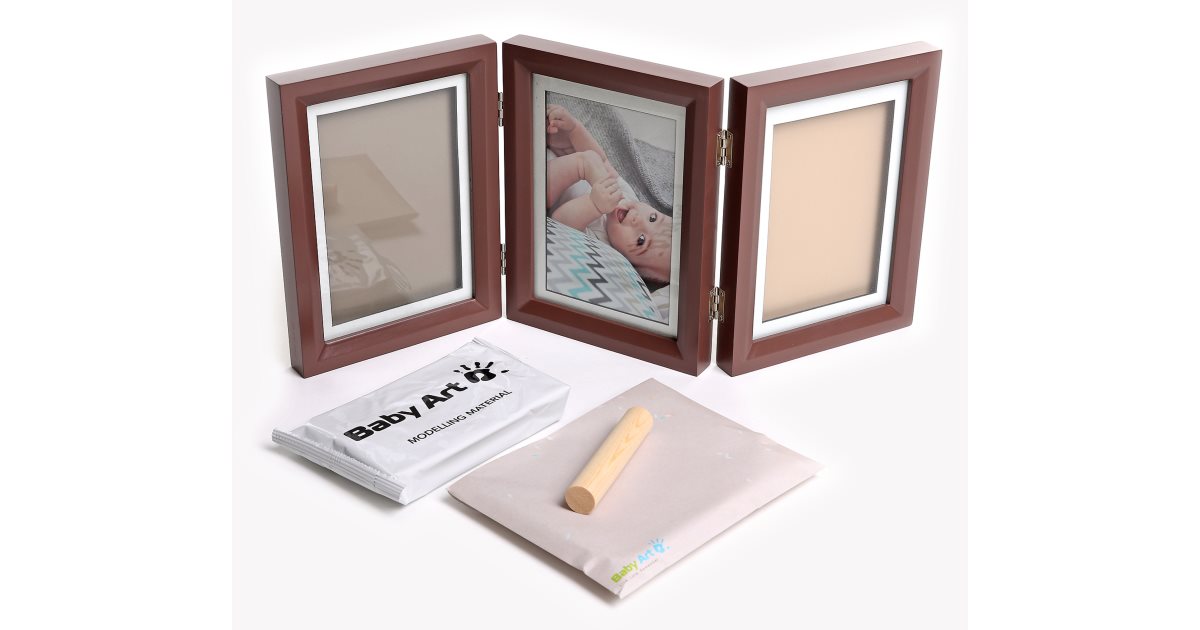 Kit Impronte Mani E Piedi Baby Art - My Baby Touch Con Cornice, Per Neonati 0-3 Anni - Foto 4