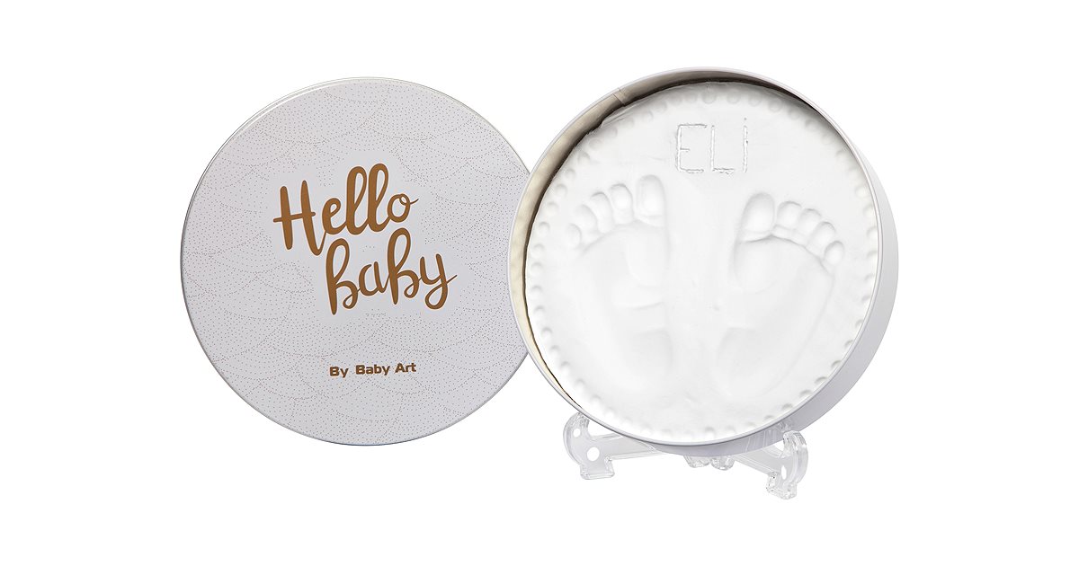 Kit Impronte Beb&egrave; Kit Impronte Mani Piedi Bambino - Cornice Ricordo Neonato Senza Inchiostro Tampone Inchiostro Sicuro