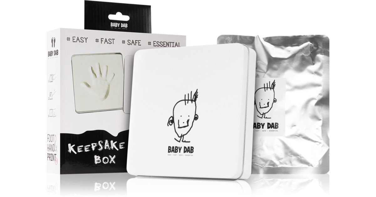 Baby Dab Keepsake Box Impressão digital 3D numa caixa notino.pt