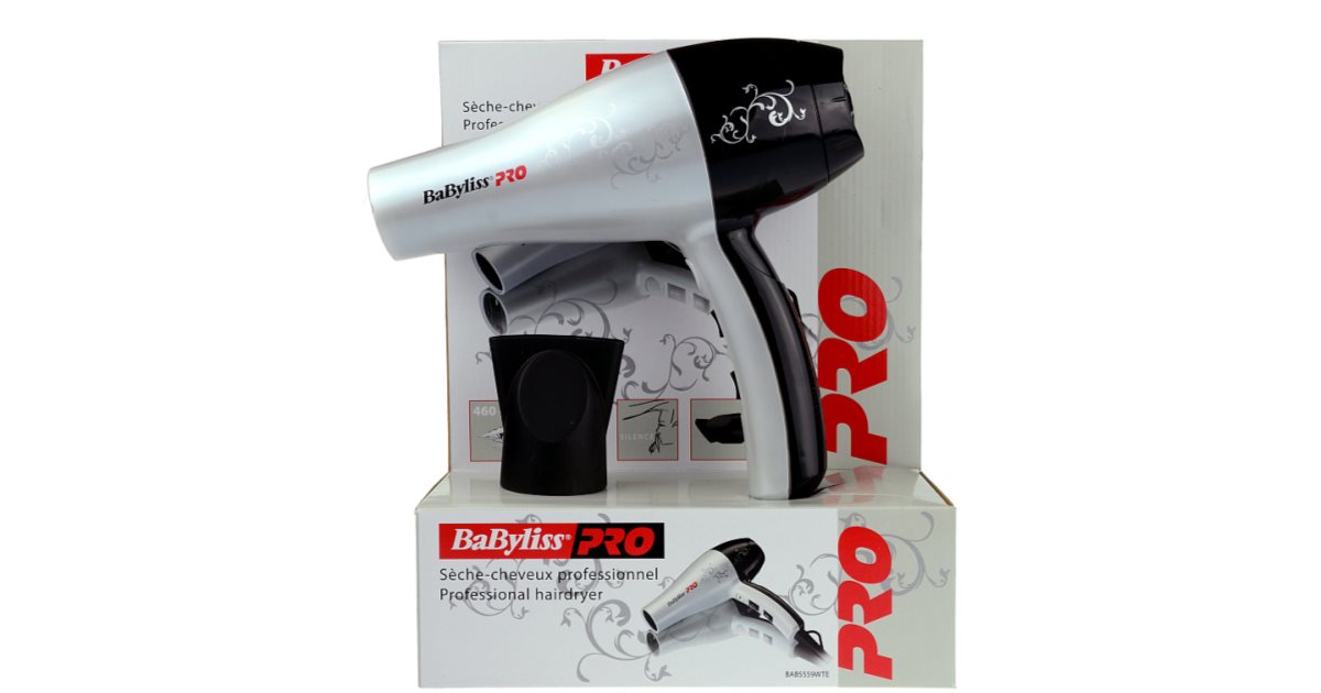 BaByliss PRO Dryers Professionnel Silver Hair Dryer | notino.ie