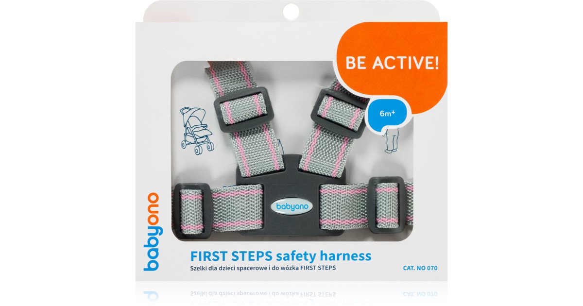 BabyOno Be Active Safety Harness First Steps hårtillbehör för barn
