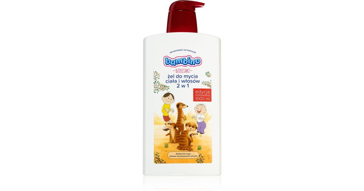 Bambino Kids Bolek and Lolek 2 in 1 shampoo e doccia gel 2 in 1 per bambini