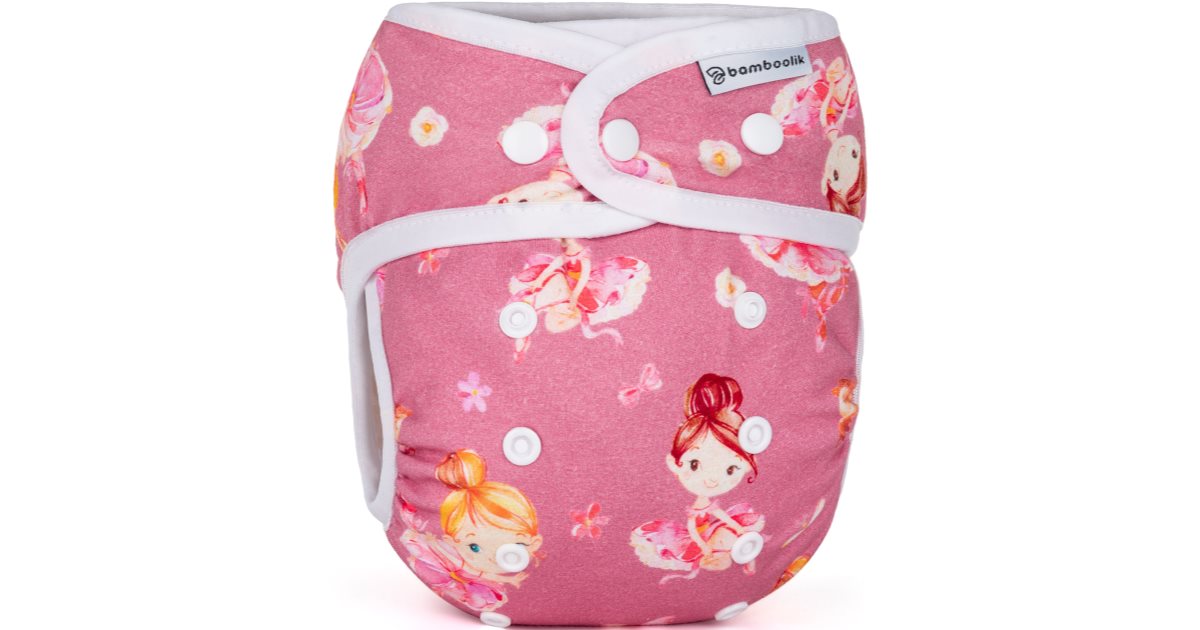 Bamboolik Organic Cotton Ballerinas washable nappy pants with insert