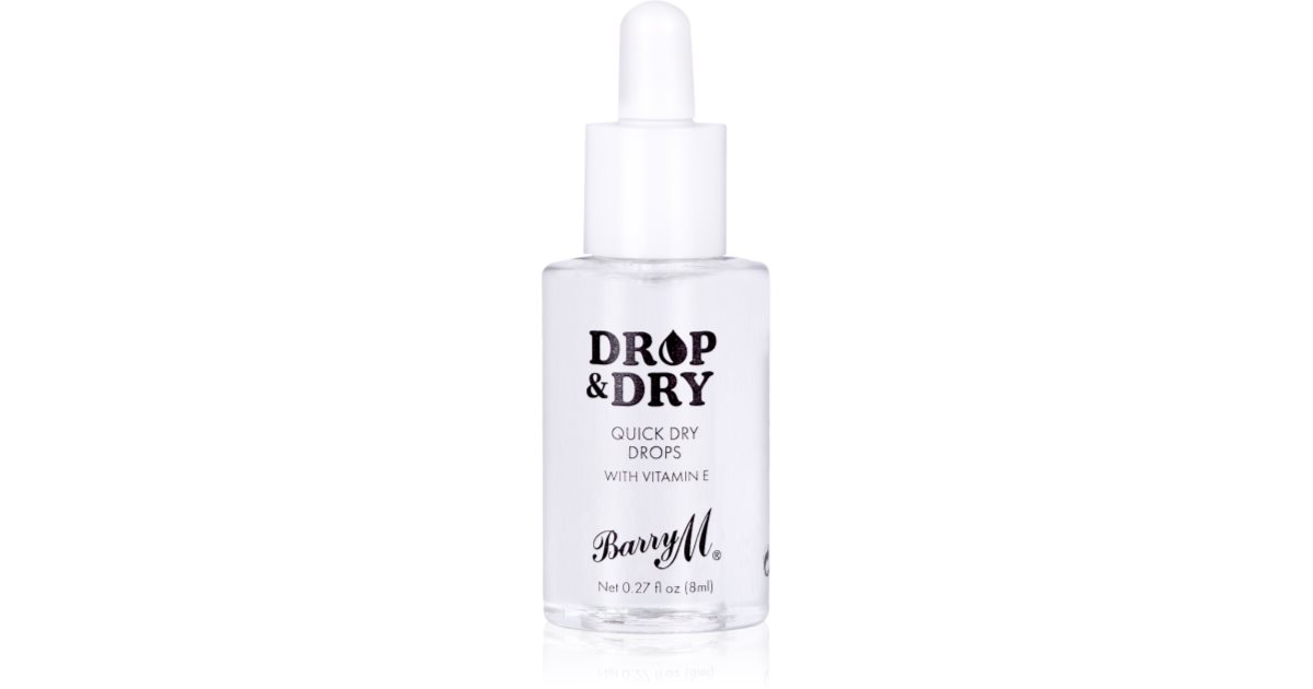 Barry M Drop & Dry nail polish quick drying drops notino.co.uk
