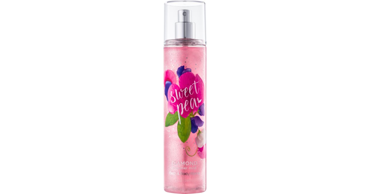 Bath & Body Works Sweet Pea Body Spray glittering for Women notino.co.uk