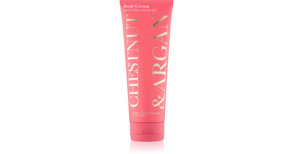 Bath & Body Works Chestnut & Argan крем за тяло за жени 226 гр. | notino.bg